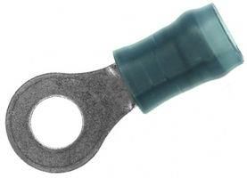 TERMINAL, RING TONGUE, #6, CRIMP, BLUE 2-326882-1