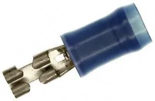 TERMINAL, FEMALE DISCONNECT, 0.11IN BLUE 640927-1