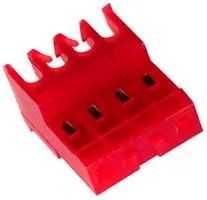 WIRE-BOARD CONNECTOR RECEPTACLE, 4 POSITION, 2.54MM 3-640620-4.