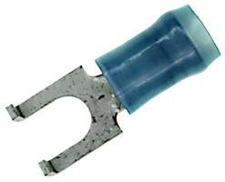 TERMINAL, SPADE/FORK, #8, CRIMP, BLUE 2-320862-1