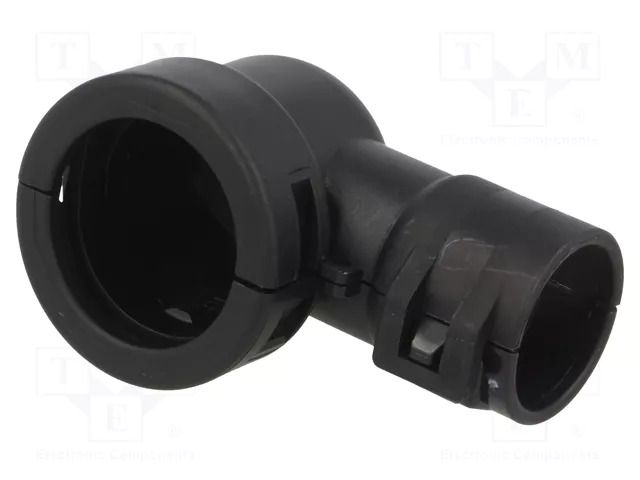 Cable hood and fastener; for conduit 10mm; angled 90°; 13.4mm TE Connectivity 965783-1