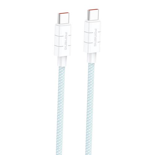 Foneng XS02 60W USB-C to USB-C cable, 1.2m (blue), Foneng XS02 C-C blue