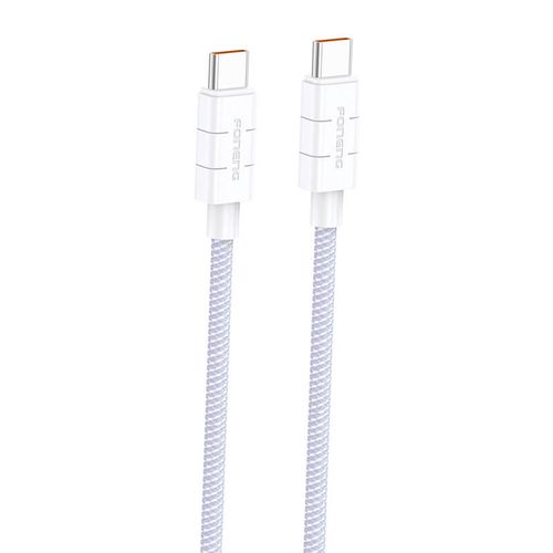 Foneng XS02 60W USB-C to USB-C cable, 1.2m (purple), Foneng XS02 C-C purple