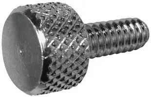 PLAIN THUMB SCREW, SS, M4 x 0.7 , 16 MM M3477-SS.