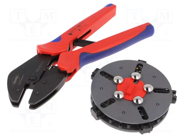Tool: for crimping; non-insulated terminals,ring tube terminal KNIPEX KNP.973302