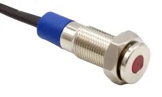 LED PANEL INDICATOR, RED, 6MM, 12V DX06WR012N