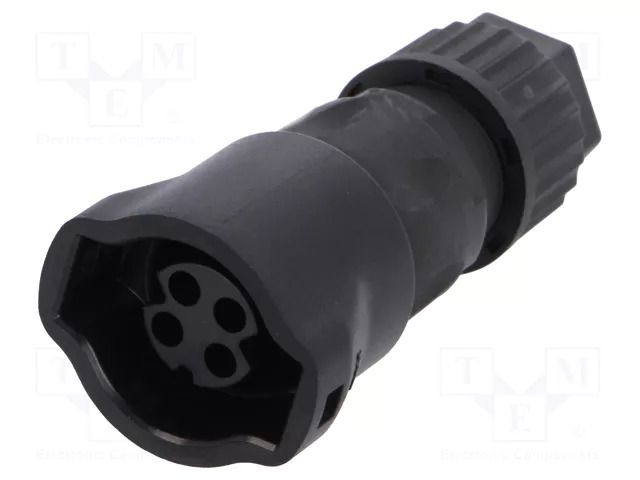 Connector: circular; plug; CB; female; PIN: 4; w/o contacts; IP67 AMPHENOL LTW CB-04BFFC-RL7001