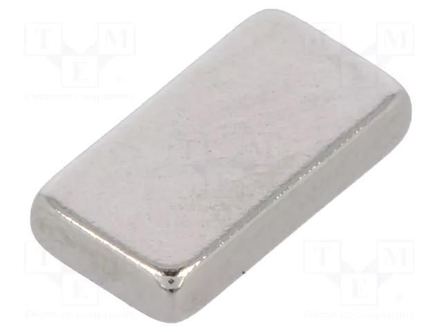 Magnet: permanent; neodymium; 3.4N; H: 1.5mm; W: 4mm; L: 7.5mm ELESA+GANTER GN55.4-ND-7.5-4