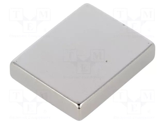 Magnet: permanent; neodymium; 85N; H: 6.5mm; W: 26.3mm; L: 33mm ELESA+GANTER GN55.4-ND-33-26.3