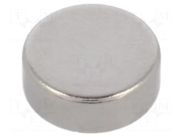 Magnet: permanent; neodymium; 13N; Ø: 8mm; H: 3mm ELESA+GANTER GN55.2-ND-8-3