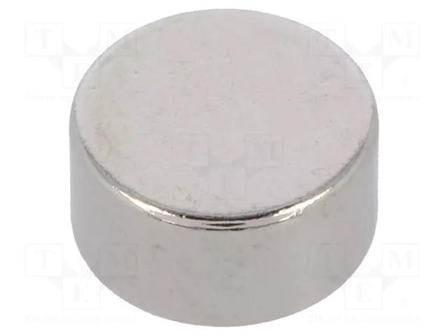 Magnet: permanent; neodymium; 7.5N; Ø: 6mm; H: 3mm ELESA+GANTER GN55.2-ND-6-3