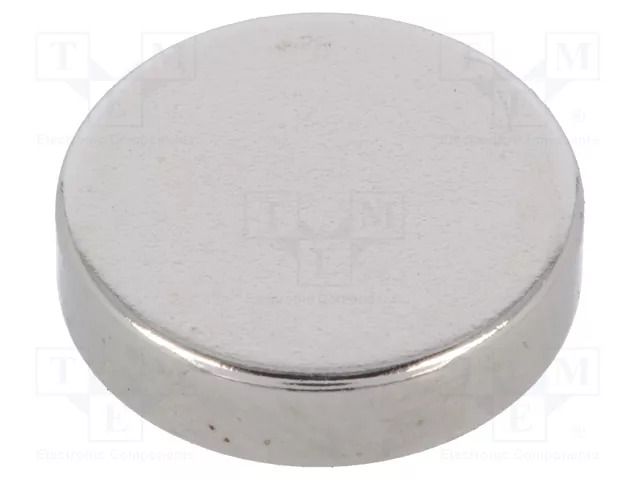 Magnet: permanent; neodymium; 20N; Ø: 12mm; H: 3mm ELESA+GANTER GN55.2-ND-12-3