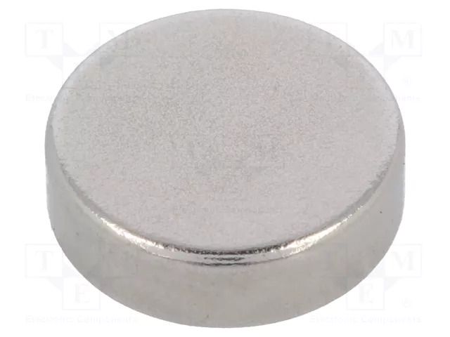 Magnet: permanent; neodymium; 15N; Ø: 10mm; H: 3mm ELESA+GANTER GN55.2-ND-10-3