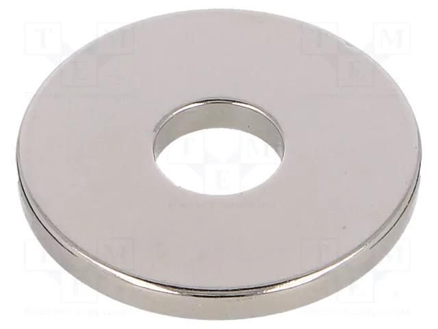 Magnet: permanent; neodymium; 110N; Ø: 38mm; H: 4mm ELESA+GANTER GN55.1-ND-38-12-4