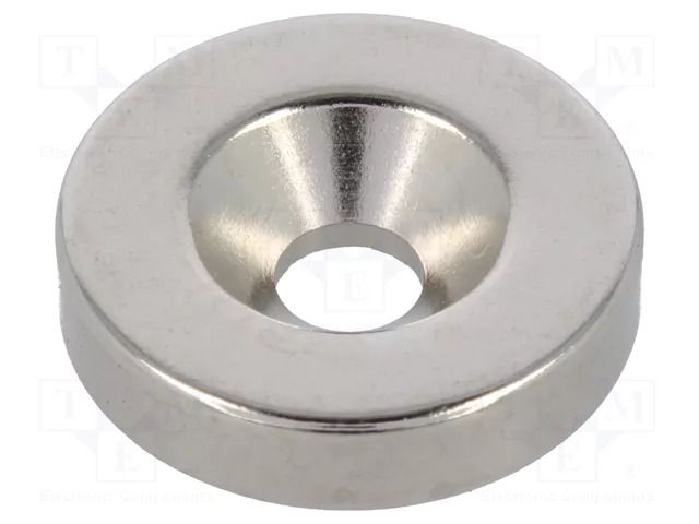 Magnet: permanent; neodymium; 41N; Ø: 18mm; H: 4mm ELESA+GANTER GN55.1-ND-18-4.5