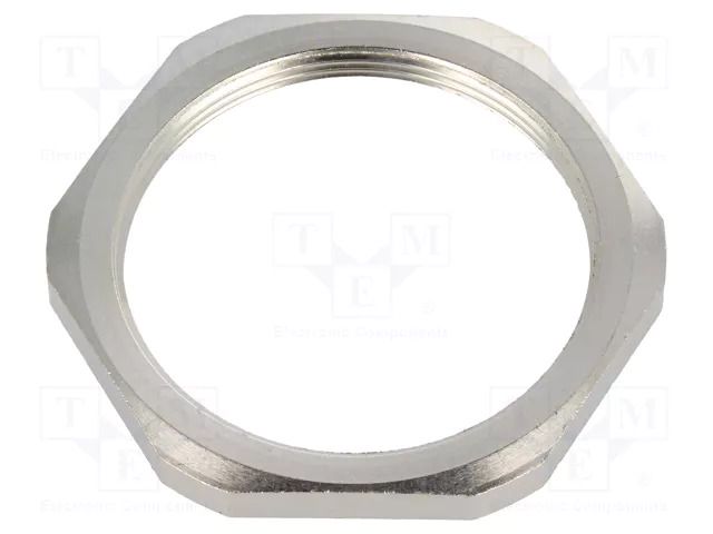 Nut; M50; brass; 55mm; Thread: metric; Pitch: 1.5; Plating: nickel BM GROUP BM2750
