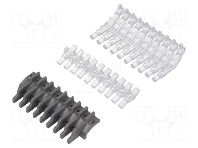 Fiber for LED; Ø3mm; No.of mod: 20; round; Front: flat MENTOR 1270.1010