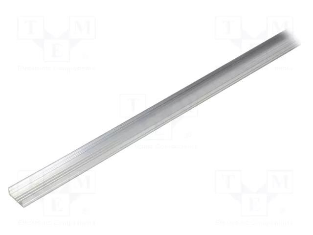 Profiles for LED modules; natural; L: 1m; WIDE24; aluminium TOPMET TOP-WIDE24-1M