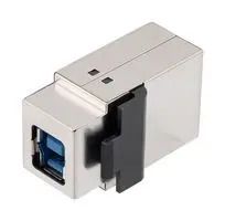 COUPLER ADAPTER, USB B RCPT-A RCPT U3KEY-BA-S