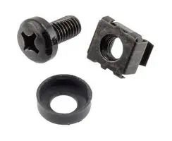 CAGE NUT SET, RACK/CABINET, STEEL, M6 LCCAGENUT50