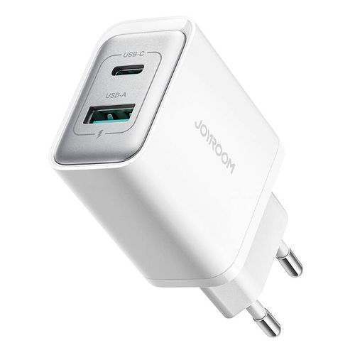 Joyroom TCF15 Dual-Port (A+C) 30W Power Charger (white), Joyroom JR-TCF15