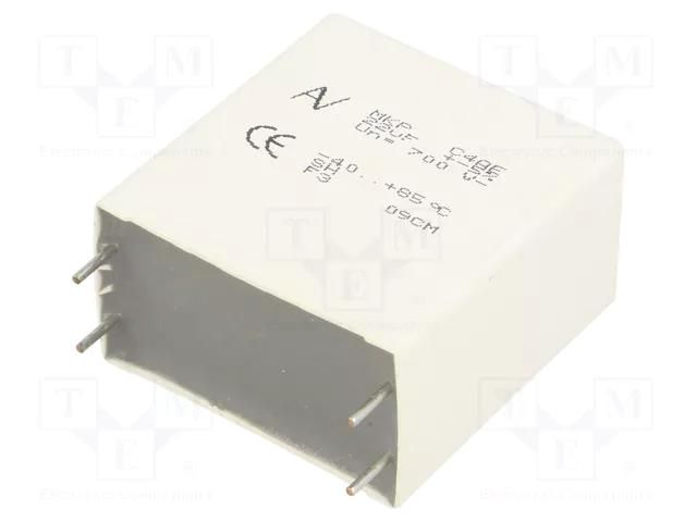 Capacitor: polypropylene; DC-Link; 22uF; THT; ESR: 4.3mΩ; C4AE; ±5% KEMET C4AEJBW5220A3HJ