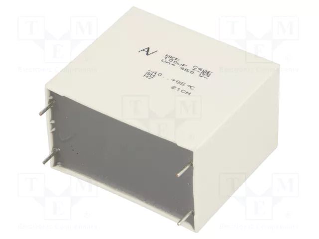 Capacitor: polypropylene; DC-Link; 100uF; 450VDC; Ioper.max: 22A KEMET C4AEGBW6100A3NJ