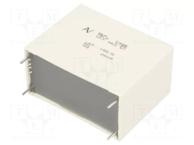 Capacitor: polypropylene; DC-Link; 75uF; Uoper: 450VDC; Ifsm: 503A KEMET C4AEGBW5750A3MJ
