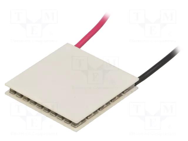 Module: Peltier; 5.9V; 8A; 25x25x3.5mm; 30W; Al2O3; 20AWG; Len: 151mm STONECOLD PM-25X25-30