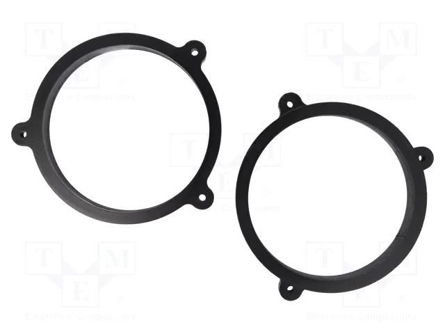 Spacer ring; MDF; 165mm; Mercedes; impregnated; 2pcs. BASSER D.MDF.MERCEDES07