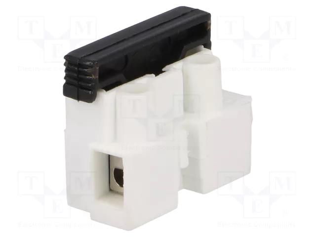 Connector: terminal block; 450V; with wire protector; white BM GROUP BM971CS