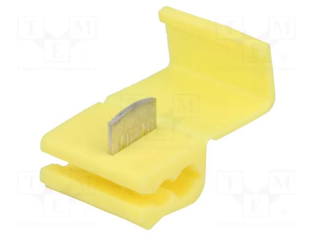 Quick splice; for cable; IDC; Contacts: copper; tinned; yellow BM GROUP BM00310