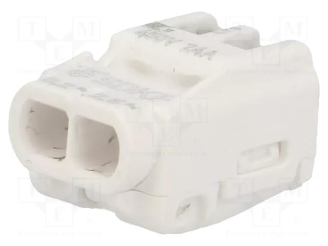 Quick splice; SDKF; 24A; 300V; for cable; spring clamp; 0.2÷2.5mm2 ELECTRO TERMINAL SDKF2