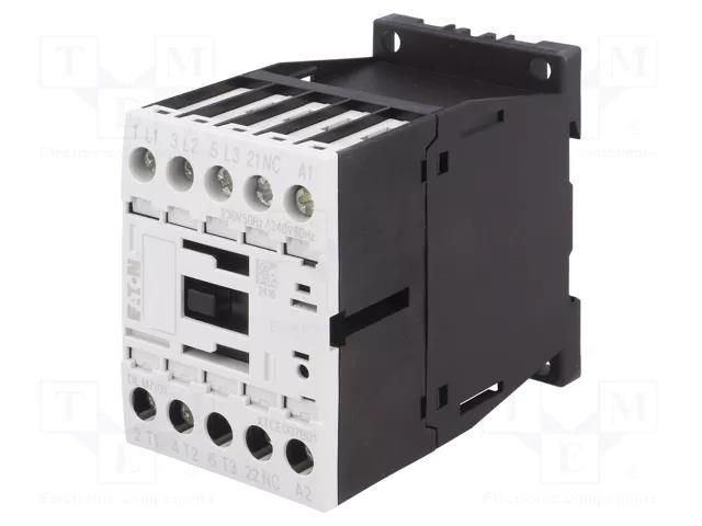 Contactor: 3-pole; NO x3; Auxiliary contacts: NC; 230VAC; 7A; DILM7 EATON ELECTRIC DILM7-01-230V