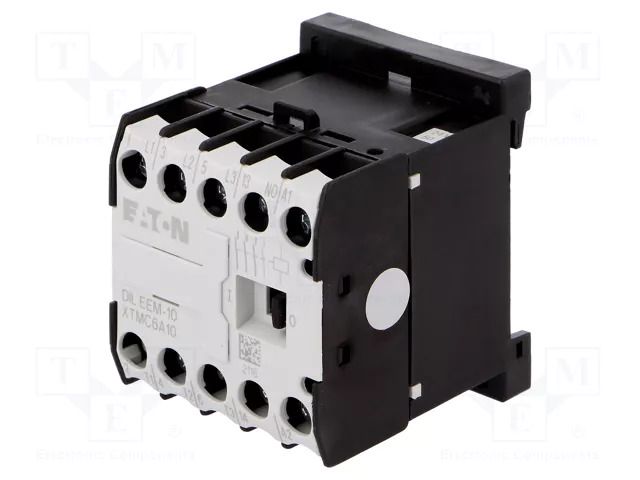Contactor: 3-pole; NO x3; Auxiliary contacts: NO; 24VAC; 6.6A; 3kW EATON ELECTRIC DILEEM-10-24VAC