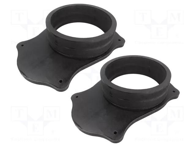 Spacer ring; MDF; 165mm; Ford; impregnated; 2pcs. BASSER D.MDF.FORD05