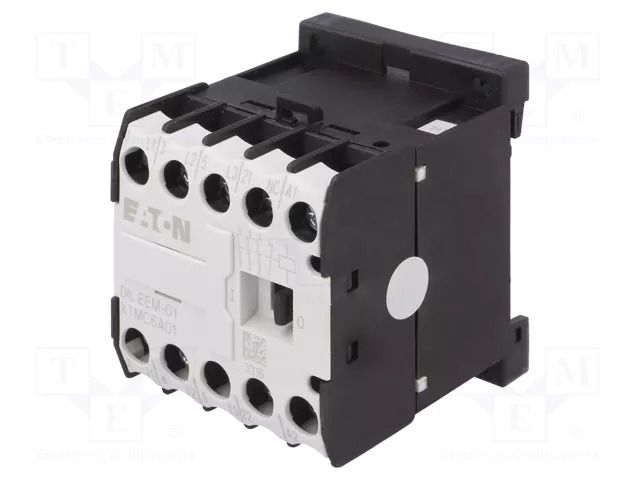 Contactor: 3-pole; NO x3; Auxiliary contacts: NC; 24VAC; 6.6A; 3kW EATON ELECTRIC DILEEM-01-24VAC