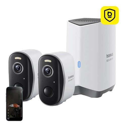 Baseus N1 2K Outdoor Camera Set of 2 (White), Baseus S0TW002131