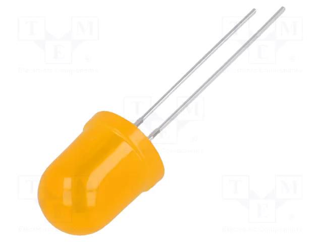 LED; orange; 10mm; 150÷220mcd; 180°; Front: convex; 1.8÷2.6VDC OPTOSUPPLY OSO5JAA1K4A