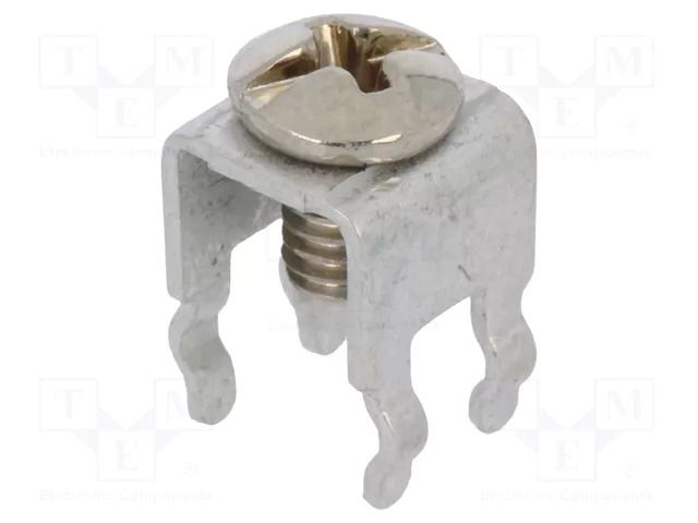 Terminal: screw terminal; THT,screw terminal; silver; 7x5mm KEYSTONE KEYS7797