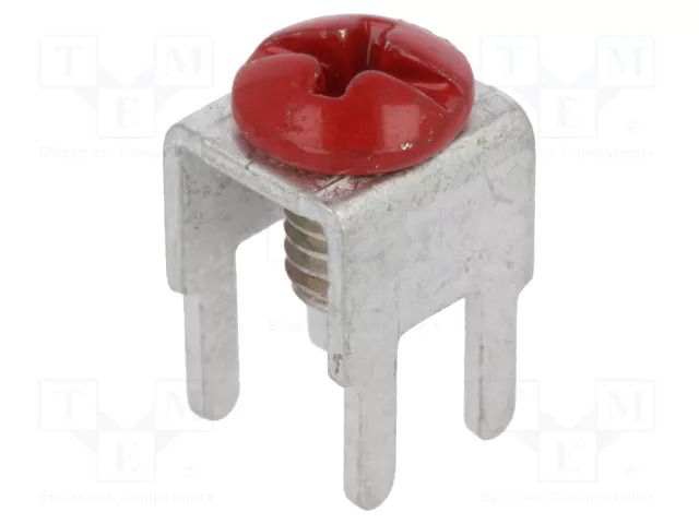 Terminal: screw terminal; THT,screw terminal; red; 7.5x5mm KEYSTONE KEYS7769-2