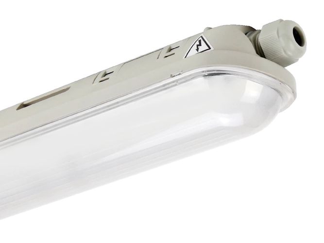 Hermetic luminaire LINKER 4000K 40W 6000lm IP65 120cm gray PRIME emergency module CAW 3h AT CNBOP 479594-CAW3HAT