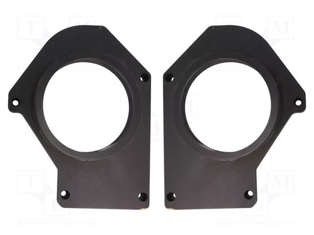 Spacer ring; MDF; 165mm; Mercedes; impregnated; 2pcs. BASSER D.MDF.MERCEDES05