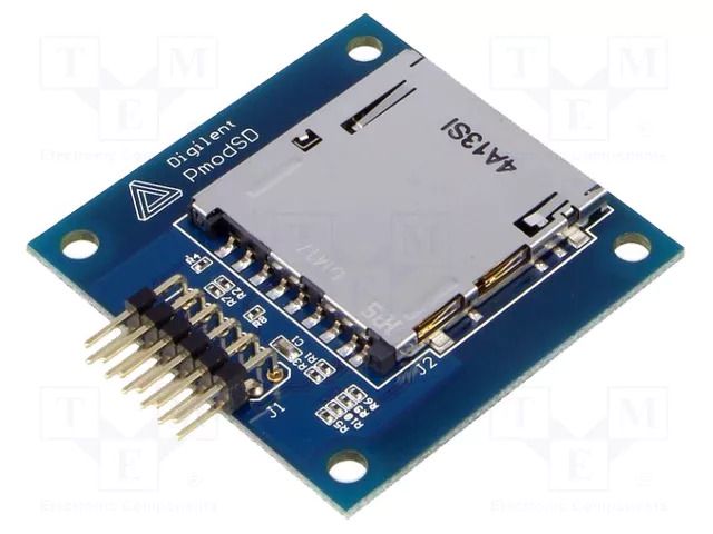 Pmod module; prototype board; Comp: SD cards socket; adapter DIGILENT 410-123P