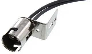 LAMP HOLDER, BA15D, CANDELABRA BAYONET BASE LAMP CB-72