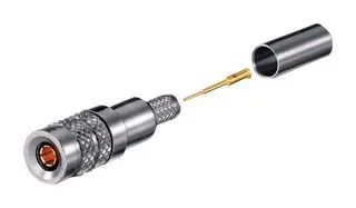 RF COAX CONN, 1.0/2.3 PLUG, 75 OHM/CRIMP WVD-7-510N