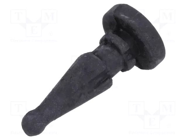 Fastener for fans and protections; Ømount.hole: 5mm; black RICHCO FM-3