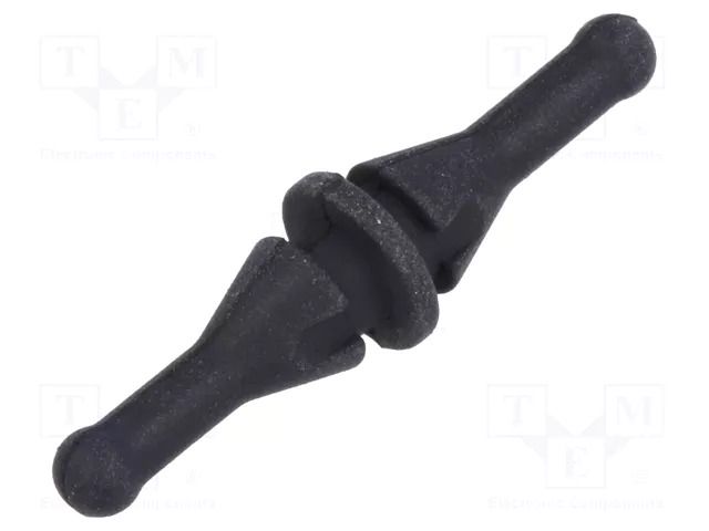 Fastener for fans and protections; Ømount.hole: 5mm; black RICHCO FM-2