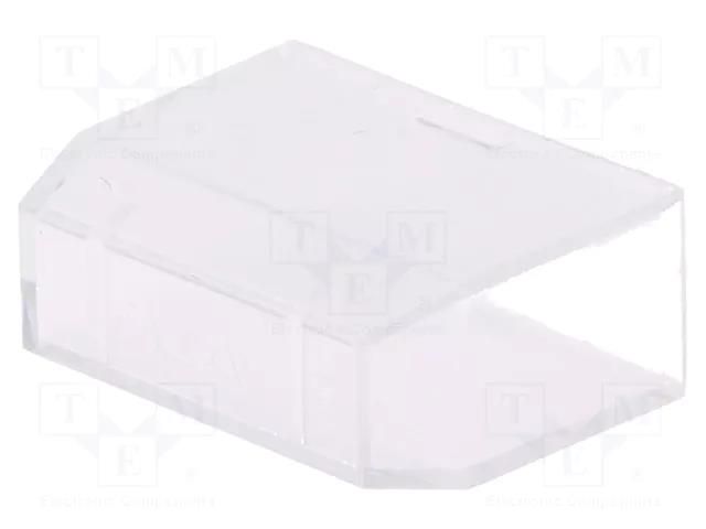 Cover; push-in; Body: transparent; polypropylene; colourless MTA MTA-COVER