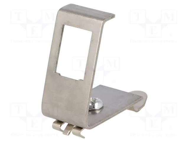 Mounting clamp; Keystone; for DIN rail mounting; Rail: TS35 LOGILINK LOG-MP0051